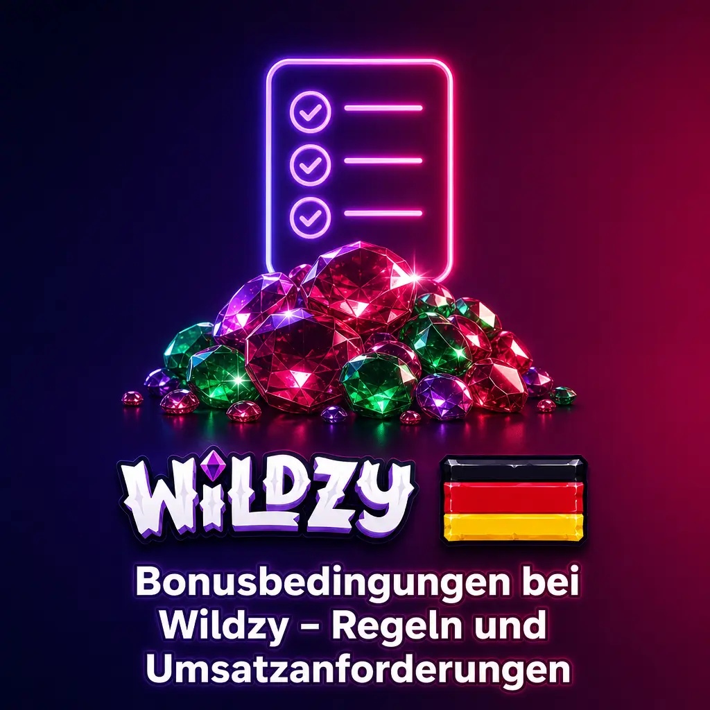 Wildzy Bonusbedingungen: Umsatzanforderungen, Gültigkeitsdauer und Regeln für Casino- und Sportwetten-Boni