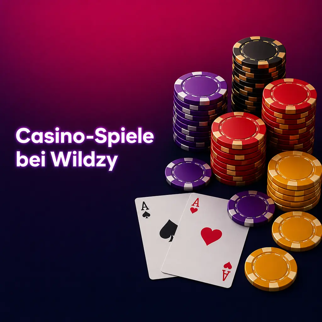 Wildzy Casino-Spiele: Slots, Live-Casino, Tischspiele und mehr von führenden Softwareanbietern
