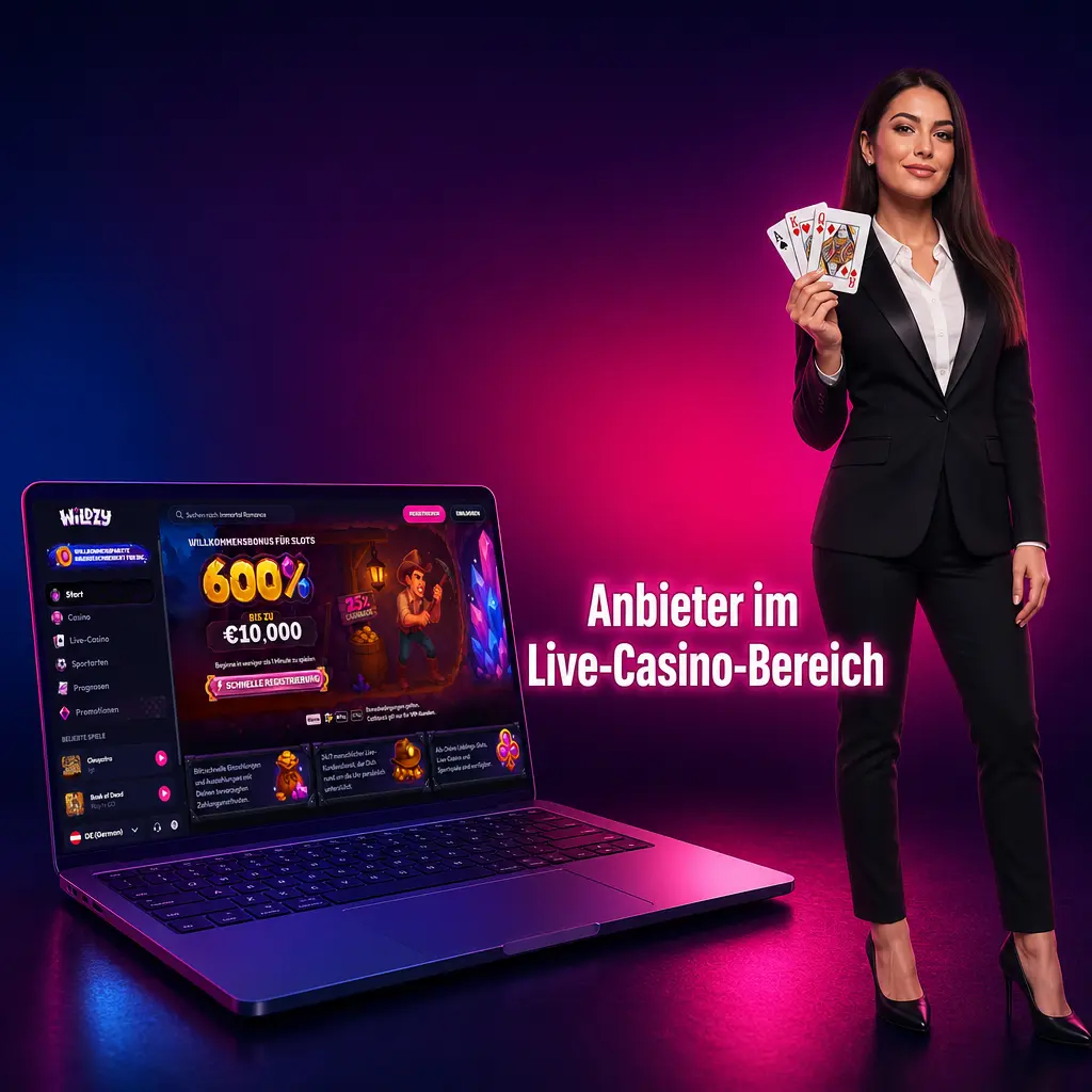 Evolution, Pragmatic Play Live und Playtech Live-Casino-Studios mit OCR-Technologie und professionellen Dealern