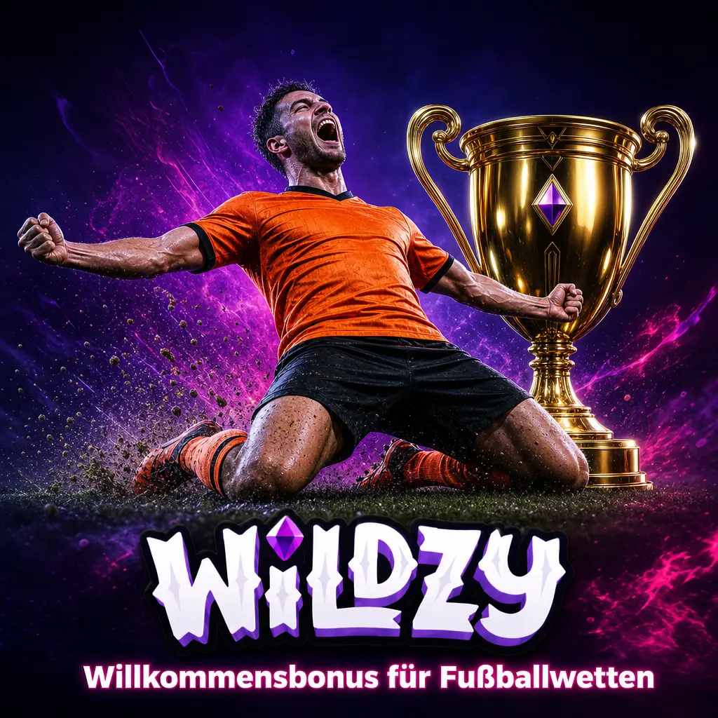 Wildzy 600% Willkommensbonus für Slots bis 10.000 EUR – ideal für Fußballwetten auf Bundesliga